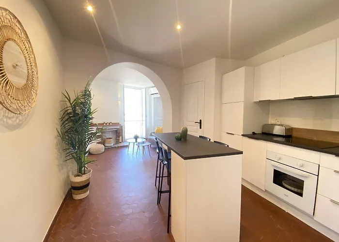 Apartment Sablettes Beach-plage-vue Mer-centre Menton